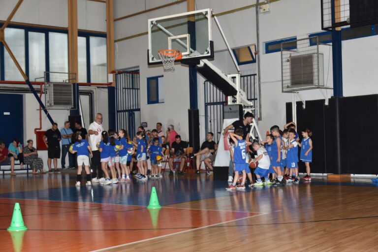 Με μεγάλη επιτυχία η τελετή λήξης των ακαδημιών μπάσκετ-βόλεϊ στο Π. Σαλπέας