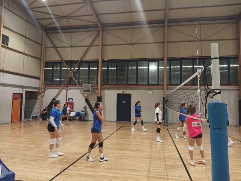 Φουλ της προετοιμασίας για το γυναικείο τμήμα βόλεϊ